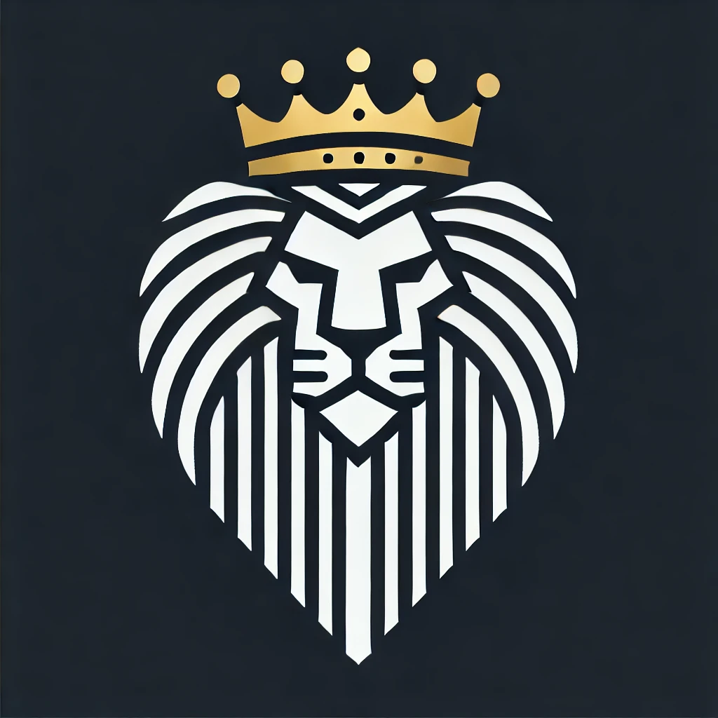 Line Stripe King Logo